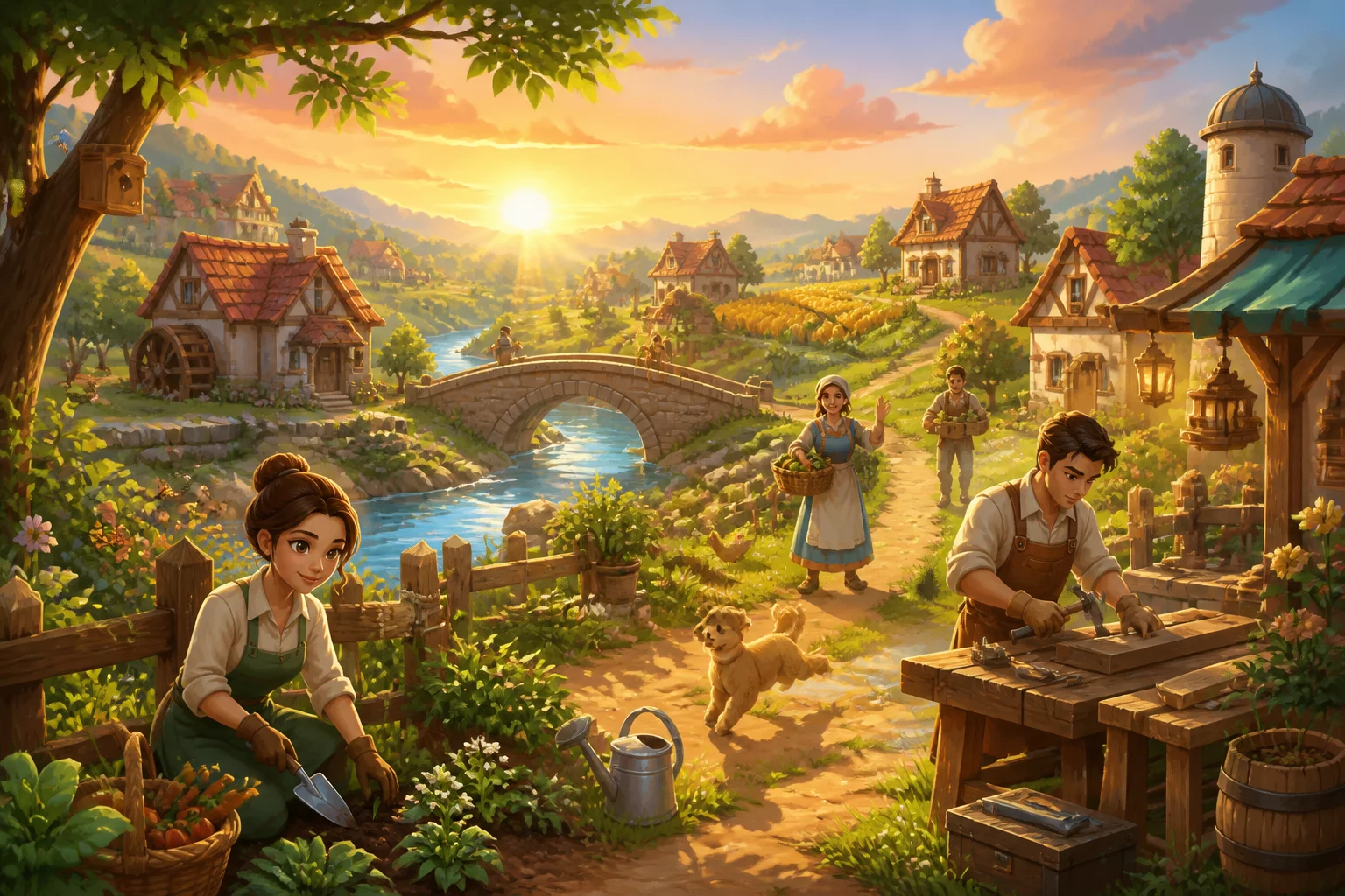 Sunrise Village artwork